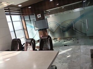 Team Area in  Office Space at Iscon Elegance, Prahlad Nagar – for Rent