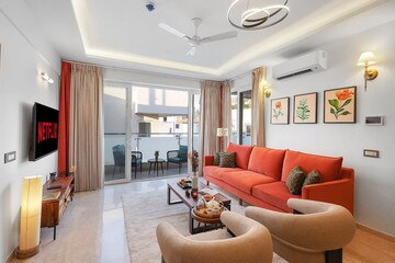 Living Room in 3 BHK Apartment at The Center Court, Sector 88a – for Sale