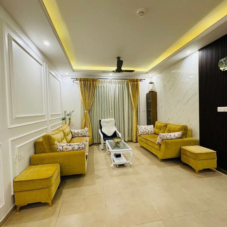 Living Room, bhartiya-nikoo-homes-phase-2 3 Bedroom 1500 Sq.Ft. Apartment In Kannur Bangalore 9764482