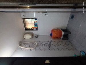 Kitchen in 1 BHK Apartment at Sumangal CHS Airoli, Kopar Khairane – for Rent