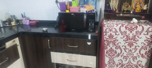 Kitchen in 2 BHK Apartment at Dreams Nandini, Shewalwadi – for Rent