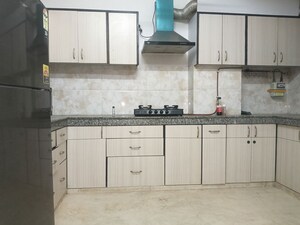 Kitchen in 3 BHK Builder Floor at Greater Kailash I – for Rent