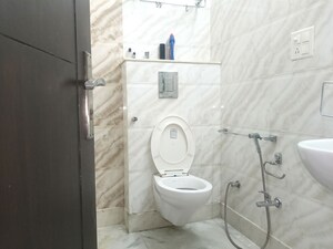 Bathroom in 3 BHK Builder Floor at Greater Kailash I – for Rent