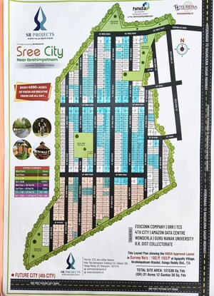  Plot – Map Location View at SR Sree City, Agapally - for Sale
