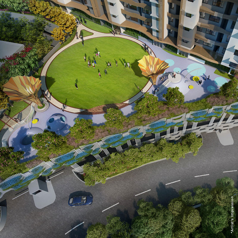 2 BHK 600 Sq.Ft. Apartment in Chandak 34 Park Estate