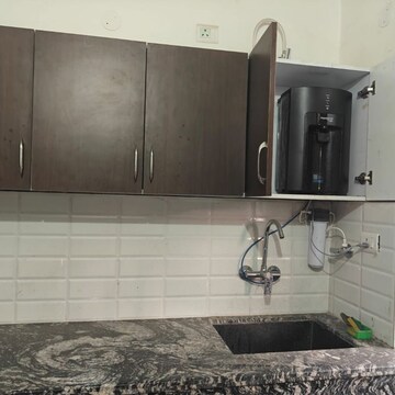 Bathroom in 1 BHK Builder Floor at RWA Residential Society Sector 46, Jharsa – for Rent