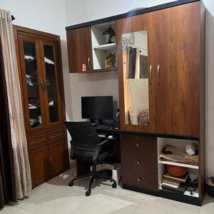 Living Room in 4 BHK Apartment at Fortileza Apartment, Kalyani Nagar – for Rent