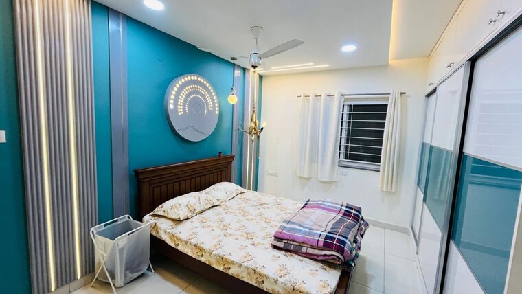 Bedroom, my-home-mangala 3 Bedroom 1845 Sq.Ft. Apartment In Kondapur Hyderabad 9764972