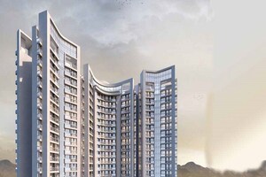 3 BHK Apartment – Exterior View View at Dhamji Shamji Mahavir Spring Tulip Phase 1, Pokhran Road No Two - for Sale