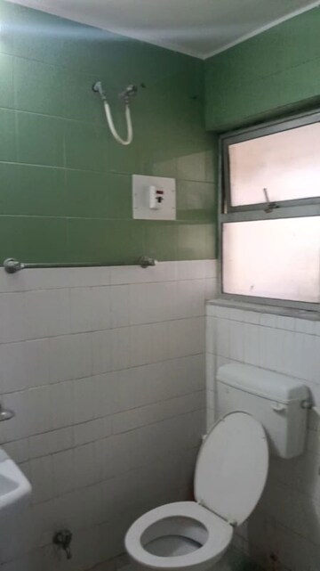 Bathroom in 2 BHK Apartment at Rail Vihar CHS, Kharghar Sector 4 – for Rent