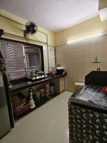 Kitchen in 1 RK Apartment at Vasant Valley Complex, Malad East – for Rent