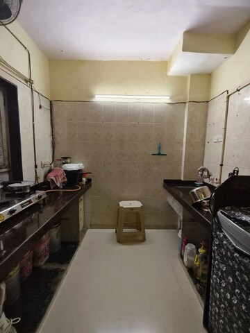 Kitchen in 1 RK Apartment at Vasant Valley Complex, Malad East – for Rent