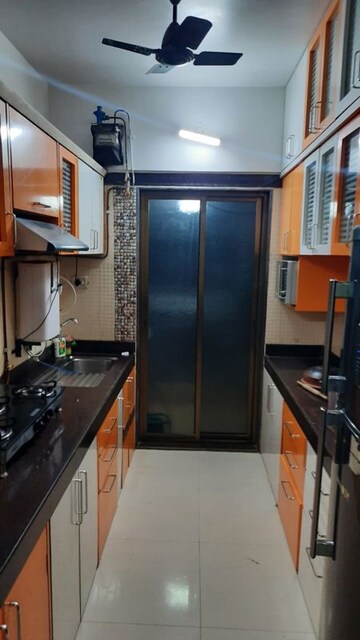 Kitchen in 2 BHK Apartment at Tharwani Heritage, Kharghar Sector 7 – for Rent