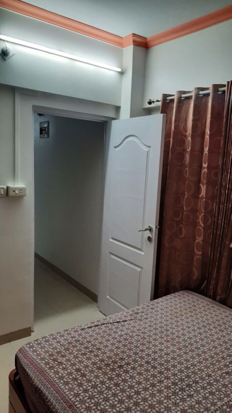 Bedroom, tharwani-heritage 2 Bedroom 1000 Sq.Ft. Apartment In Kharghar Sector 7 Navi Mumbai 9765281