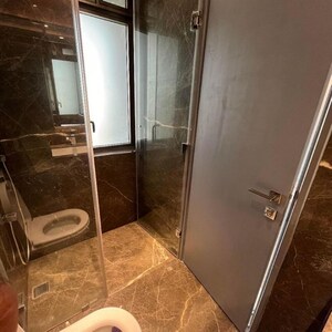 Bathroom in 4 BHK Apartment at Lodha Trump Tower, Kamala Mill – for Rent