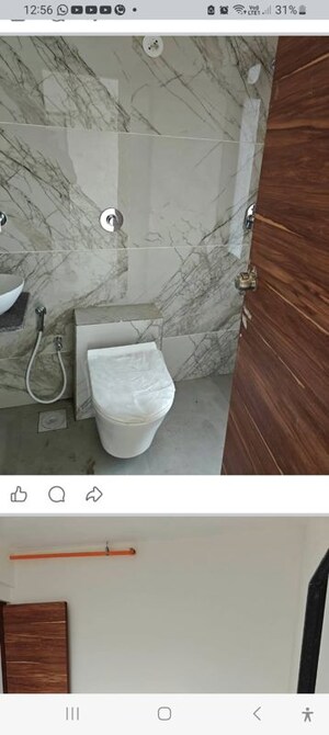 Bathroom in 3 BHK Apartment at JP Decks, Goregaon East – for Rent