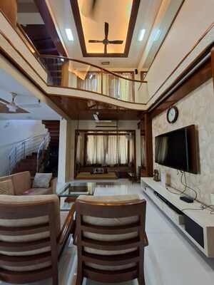 Living Room in 4 BHK Apartment at Landmark Apartments, Kharghar – for Rent