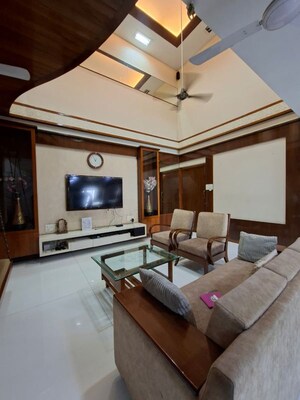 Living Room in 4 BHK Apartment at Landmark Apartments, Kharghar – for Rent