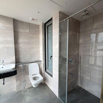 Bathroom in 4 BHK Apartment at Rustomjee Crown, Gokhale Road – for Rent
