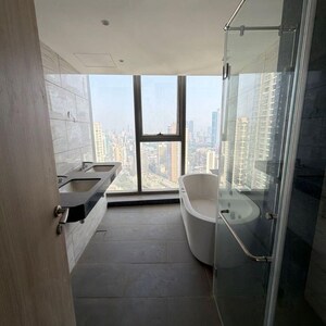 Bathroom in 4 BHK Apartment at Rustomjee Crown, Gokhale Road – for Rent