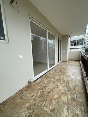 Balcony in 3 BHK Apartment at Green Valley Residencia, Ghazipur – for Rent
