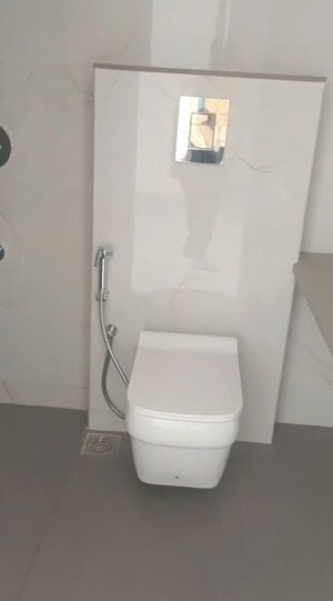 Bathroom in 3 BHK Apartment at Mahape – for Rent