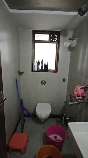 Bathroom in 2 BHK Apartment at Mahape – for Rent