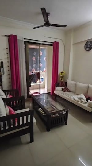 Living Room in 2 BHK Apartment at Mahape – for Rent
