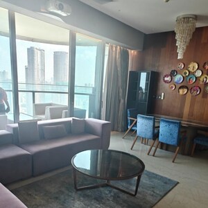 Living Room in 3 BHK Apartment at Omkar 1973, Century Bazar – for Rent