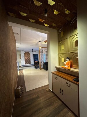 Living Room in 4 BHK Apartment at Sobha Windsor, Whitefield – for Rent