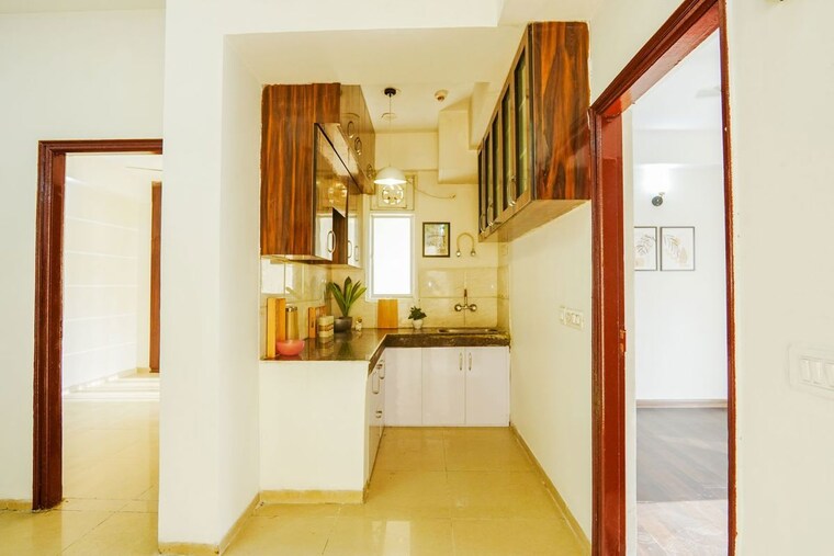 Kitchen, ajnara-homes 2 Bedroom 880 Sq.Ft. Apartment In Sector 16b Greater Noida Greater Noida 9762056