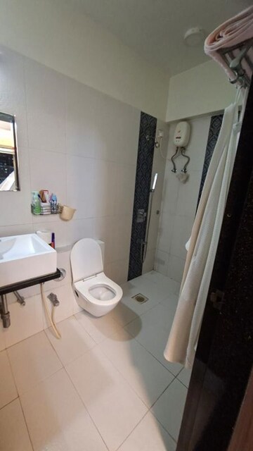 Bathroom in 2.5 BHK Apartment at Joy Valencia, Jogeshwari East – for Rent