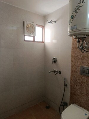 Bathroom in 3 BHK Apartment at Vasant Kunj – for Rent