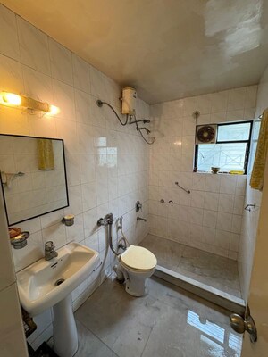 Bathroom in 3 BHK Apartment at Bhosale Nagar – for Sale