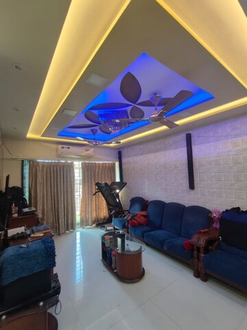 Living Room in 2 BHK Apartment at Acme Avenue, Kandivali West – for Rent