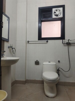 Bathroom in 3 BHK Builder Floor at East Of Kailash – for Rent