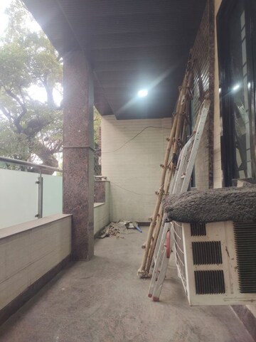 Balcony in 3 BHK Builder Floor at East Of Kailash – for Rent