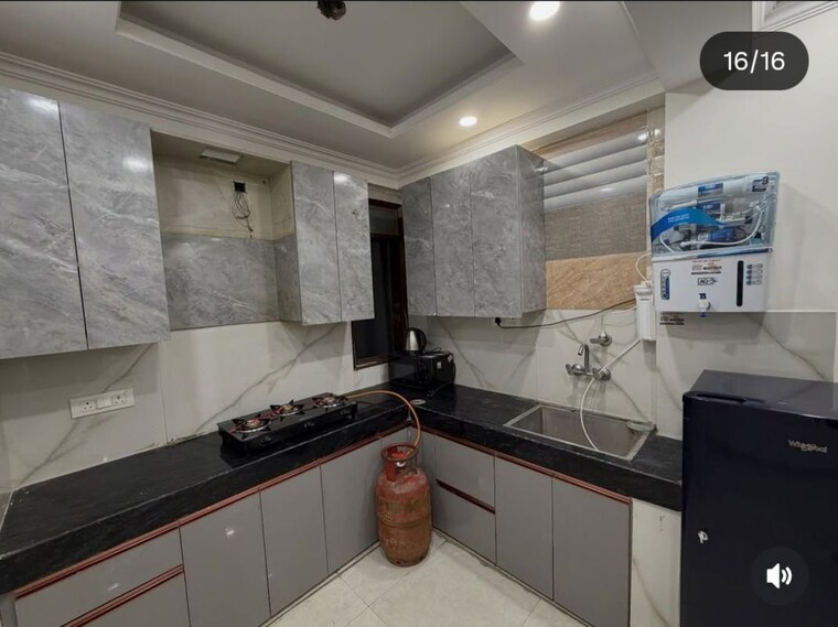 Kitchen, palm-residency-chhatarpur 1 Bedroom 500 Sq.Ft. Builder Floor In Chattarpur Delhi 9765852