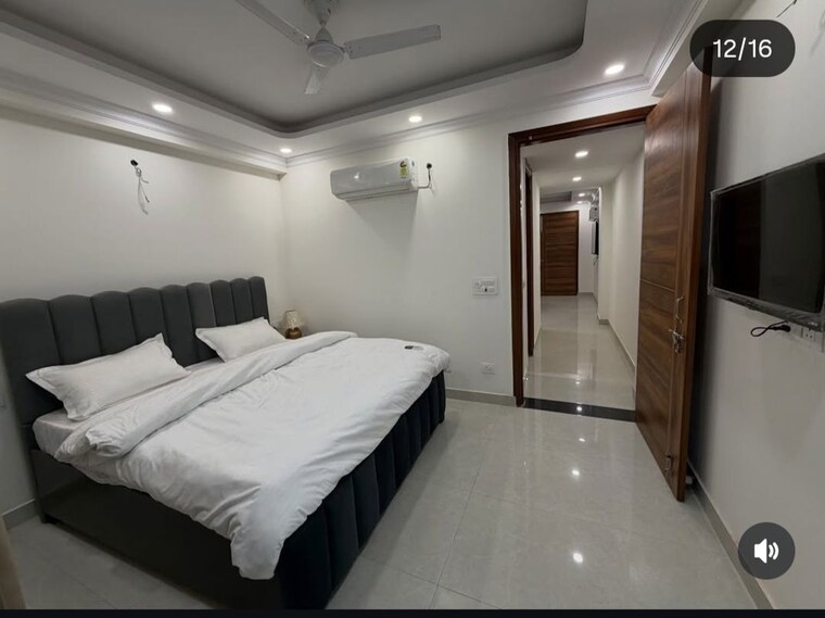 Bedroom, palm-residency-chhatarpur 1 Bedroom 500 Sq.Ft. Builder Floor In Chattarpur Delhi 9765852