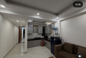 Living Room in 1 BHK Builder Floor at Palm Residency Chhatarpur, Chattarpur – for Rent