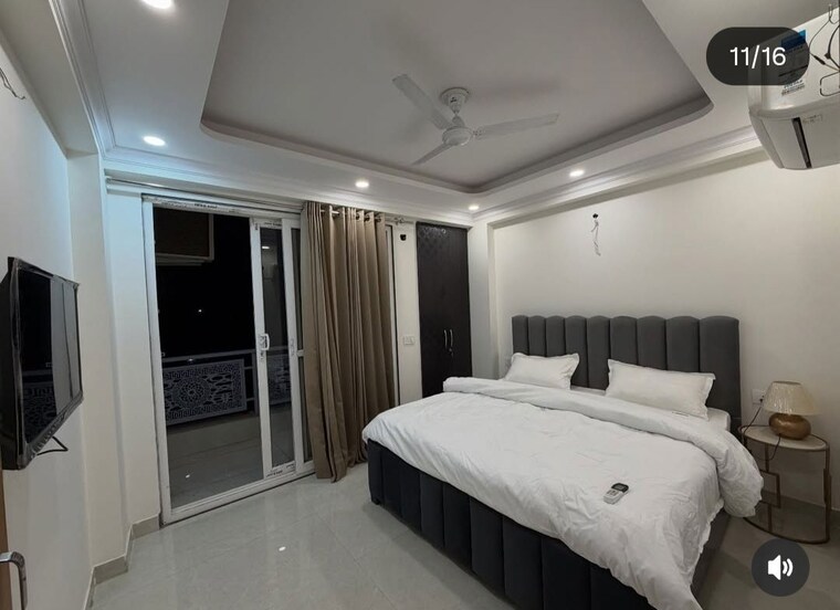 Bedroom, palm-residency-chhatarpur 1 Bedroom 500 Sq.Ft. Builder Floor In Chattarpur Delhi 9765852