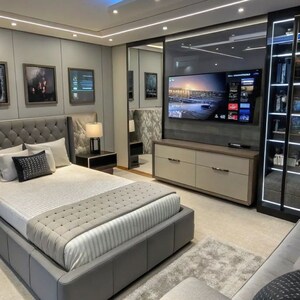 Bedroom in 2 BHK Apartment at Santacruz Triveni CHS, Santacruz West – for Rent