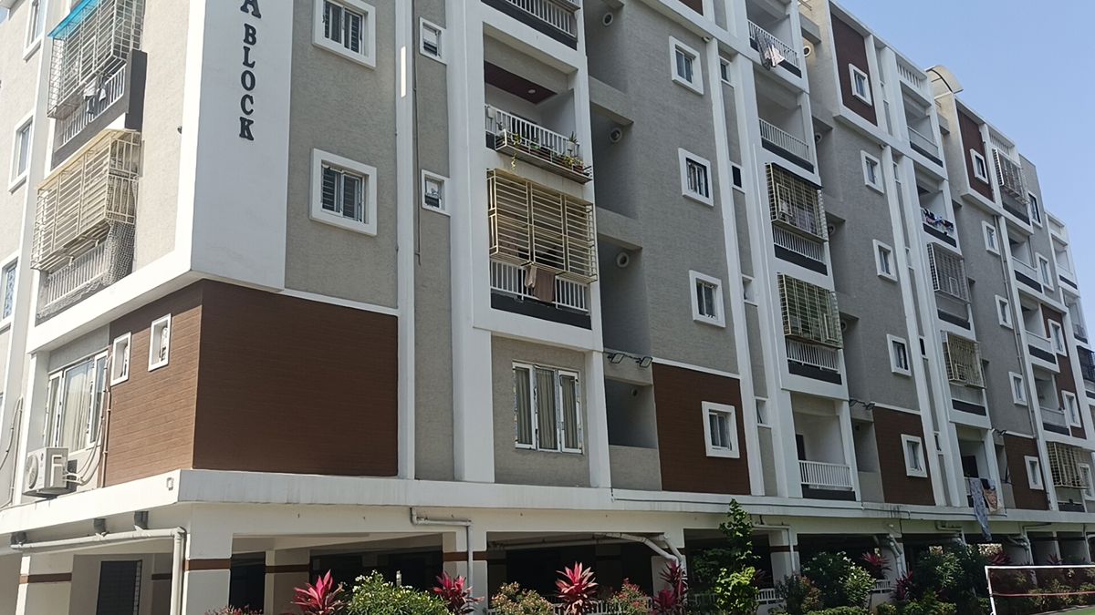 2 BHK + Pooja Room 950 Sq.Ft. Apartment in SVS Ample Homes