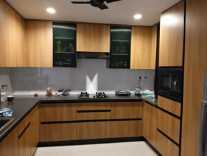 Kitchen in 3 BHK Builder Floor at Unitech Espace Nirvana Country, Sector 50 – for Rent