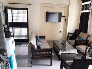 Living Room in 2 BHK Builder Floor at Gyan Khand I – for Rent