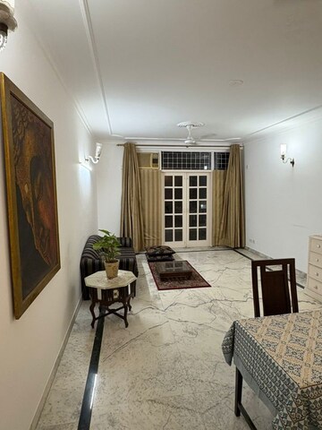 Living Room in 3 BHK Builder Floor at Kailash Colony – for Rent