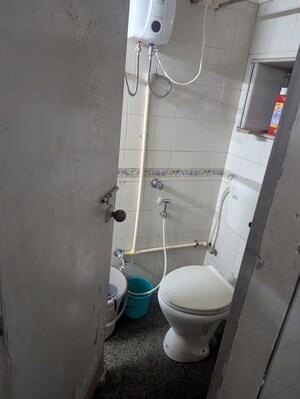 Bathroom in 2 BHK Apartment at Om Viraj Apartment, Andheri West – for Rent