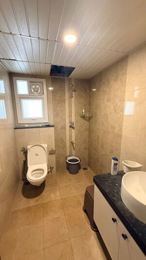 Bathroom in 3 BHK Apartment at Prestige Beverly Hills, Kokapet – for Rent