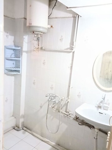 Bathroom in 3 BHK Apartment at Runwal Sanjog, Aundh – for Rent