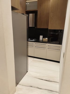 Kitchen in 3 BHK Apartment at Pokhran Road No One – for Sale